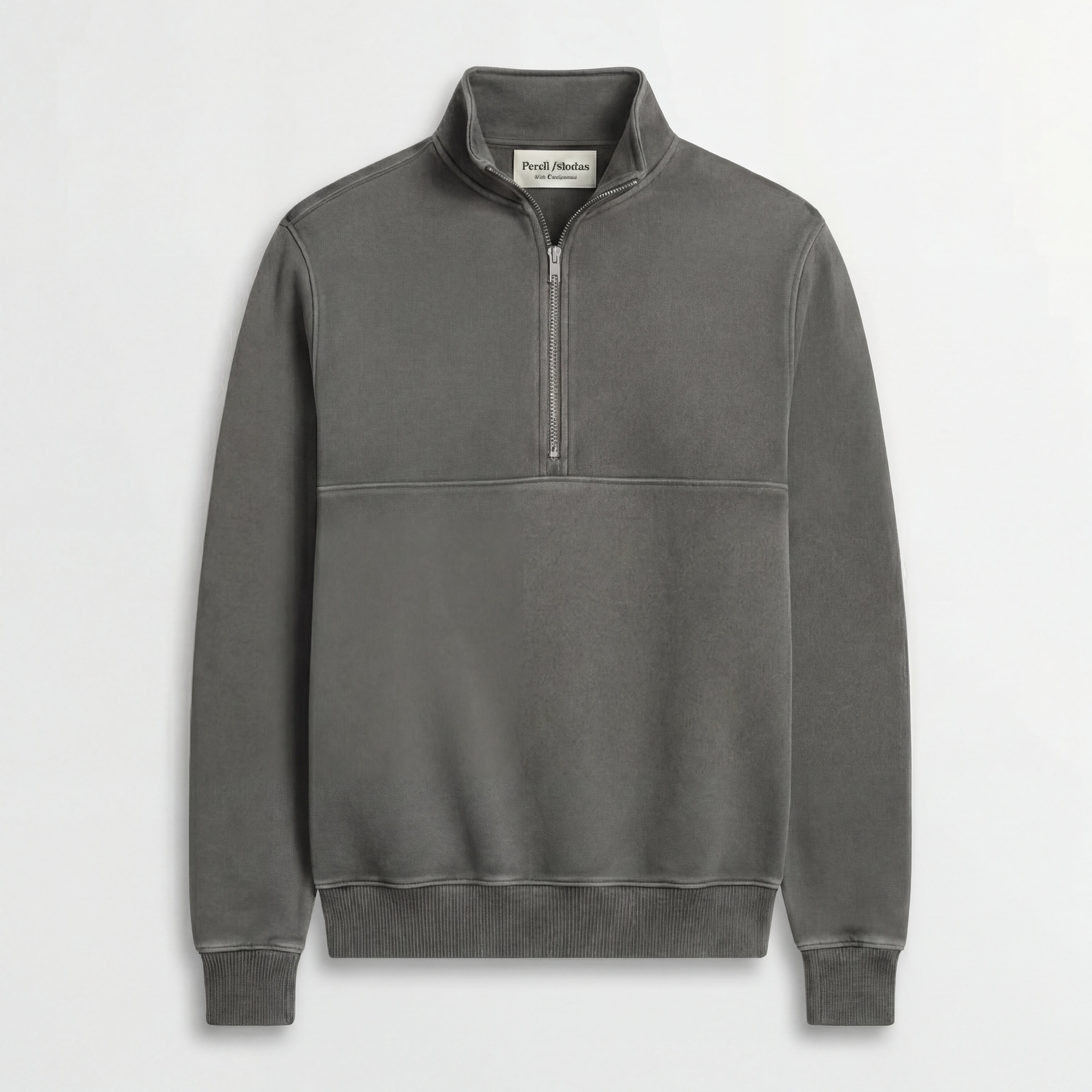 Half-Zip – Organic Cotton Pigment Dyed | Porell Studios